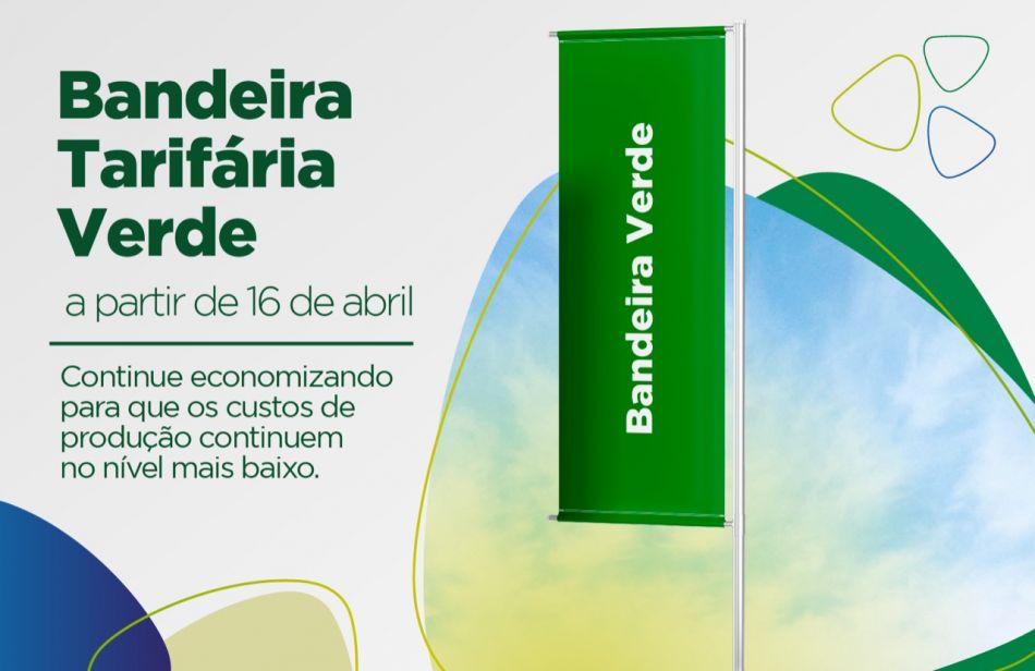 Bandeira tarifa verde volta a ser aplicada em todo o país - Coopercocal - Cooperativa Elétrica de Cocal do Sul 
